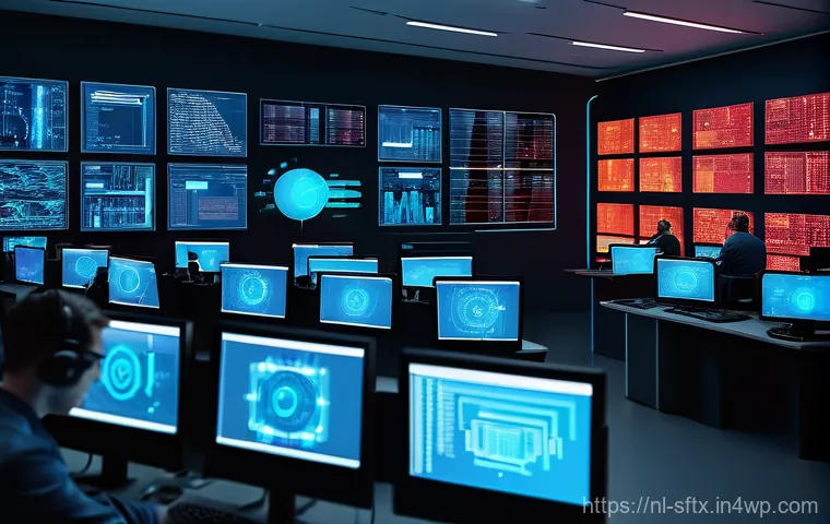 자동화된 보안 대응 프로세스 구축하기 - **Prompt 1: The Evolution of Cybersecurity Defense**
"A visually striking split image depicting ...