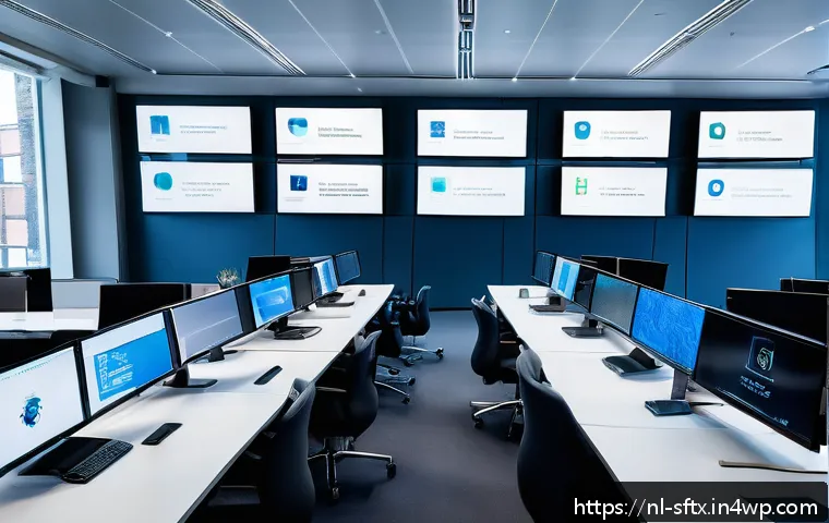 보안 오케스트레이션 자동화의 이점 - A modern Dutch cybersecurity operations center featuring a diverse team of professionals actively mo...